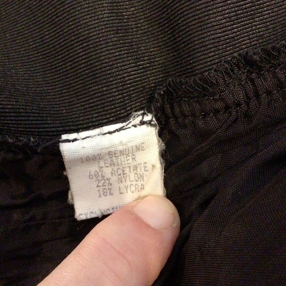 VTG John Murrough Womens Black Knit Leather & Lace Button Up Jacket Size Small - Picture 11 of 11